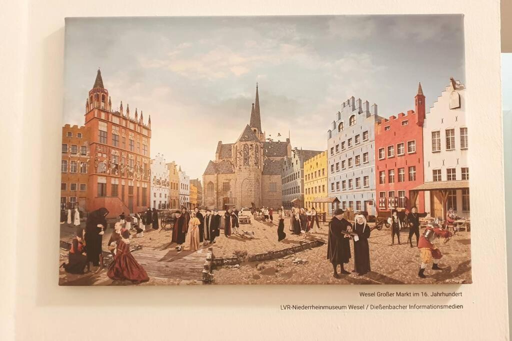 Stilvoll & Historisch I Kingbetten+Kueche+Parkplatz Wesel  Ngoại thất bức ảnh